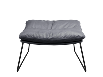 ARVA LOUNGE - Sled base upholstered footstool by KFF