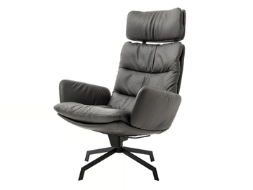 ARVA - Recliner trestle-based armchair by KFF