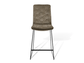 ARVA STITCH - Fabric chair with footrest by KFF