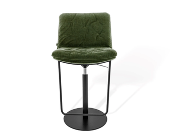 ARVA STITCH - High stool with back by KFF