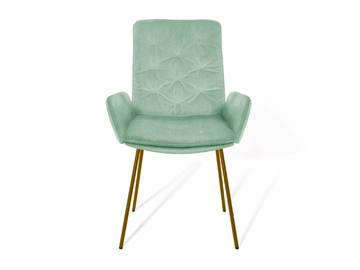 ARVA STITCH - Upholstered chair with armrests by KFF