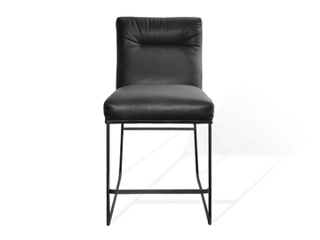 D-LIGHT - Sled base counter chair with footrest by KFF