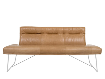 D-LIGHT - Upholstered bench with back by KFF