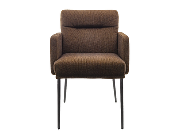 D-LIGHT - Upholstered easy chair with armrests by KFF