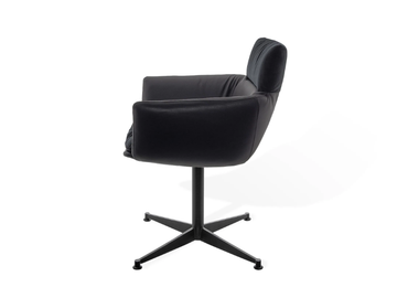 FAYE - Side chair with armrests and 4-leg-star-frame FSX by KFF