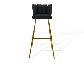 GAIA - Counter chair with back with footrest by KFF