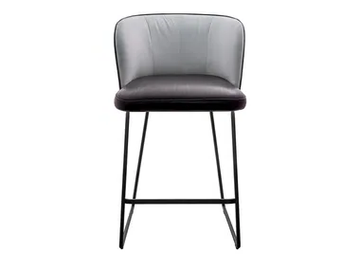 GAIA LINE - Sled base counter chair with back by KFF