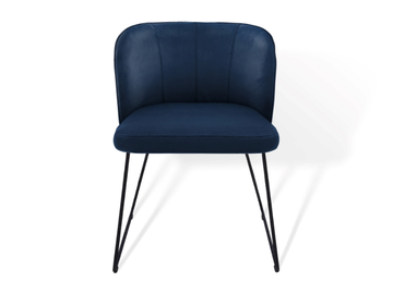 GAIA LINE - Sled base upholstered chair by KFF