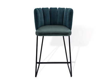 GAIA - Sled base counter chair with footrest by KFF