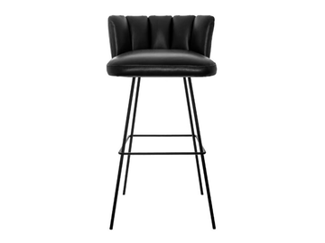 GAIA - Upholstered barstool with footrest by KFF