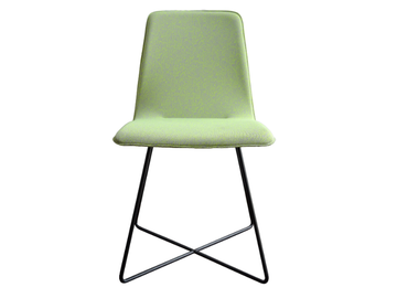 MAVERICK POLSTER - Upholstered metal chair by KFF