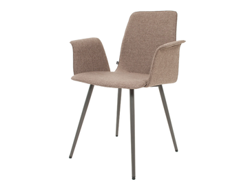MAVERICK - Upholstered chair with armrests by KFF