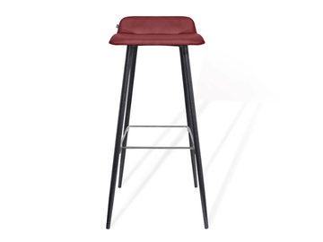 MAVERICK - Upholstered counter stool with back by KFF