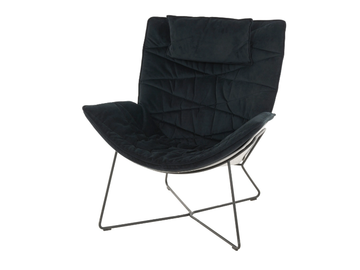 NEST PURE - Upholstered armchair with armrests by KFF