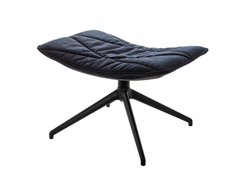 NEST PURE - With 4-spoke base upholstered footstool by KFF