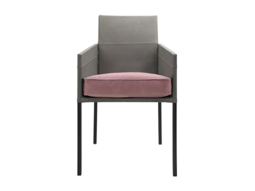 TEXAS - Upholstered chair with armrests by KFF