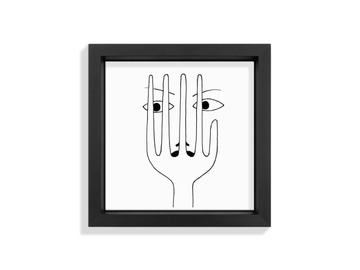 BISTROT IX - Ceramic tile with frame by Kiasmo