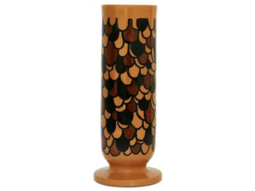 CURVE II - Ceramic vase by Kiasmo