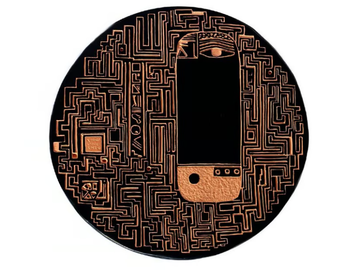DISK II - Ceramic sculpture by Kiasmo