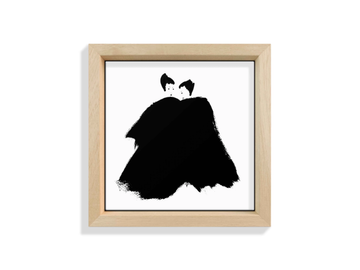 HAIKU IX - Ceramic tile with frame by Kiasmo