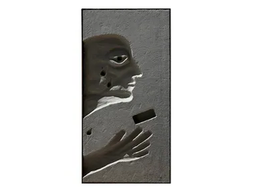 METOPE II - Cement sculpture by Kiasmo