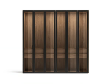 ALTAIR - Wood and glass wardrobe by Kico