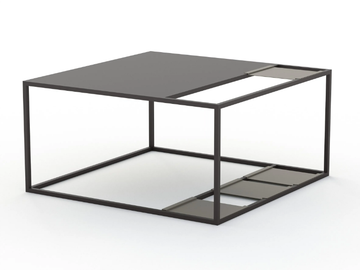 BALVI - Low square metal coffee table by Kico