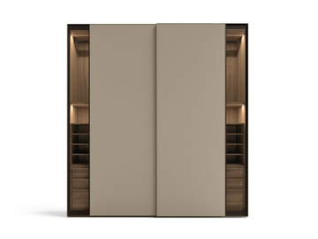 BARCODE - Wooden wardrobe with sliding doors by Kico
