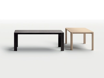 GOLD - Rectangular solid wood dining table by Kico