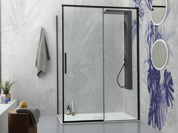 GLX6 - Corner shower cabin with sliding door by Kinedo