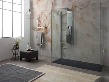 WALK-IN 8 - Tempered glass Walk in shower by Kinedo