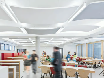 THERMATEX® Sonic arc - Acoustic ceiling clouds by Knauf Ceiling Solutions