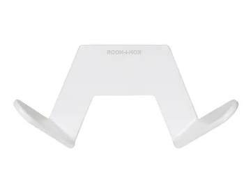 LAVÌ - Stainless steel double robe hook by KOH-I-NOOR
