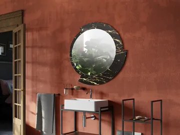 STONE - Wall-mounted Laminam® mirror by KOH-I-NOOR