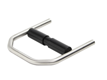 TRATTO - Stainless steel toilet roll holder by KOH-I-NOOR
