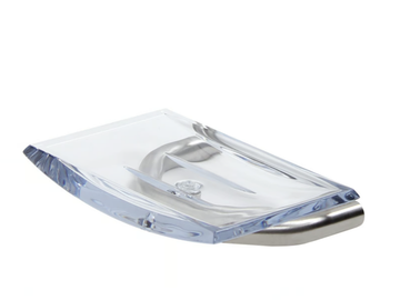TRATTO - Wall-mounted stainless steel soap dish by KOH-I-NOOR