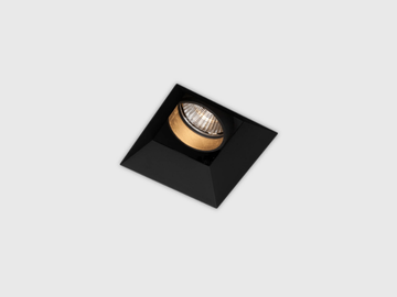 DOWN IN-LINE 80 - Recessed LED square aluminium spotlight by Kreon