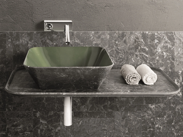 BOWL 6 - Countertop marble washbasin by Kreoo