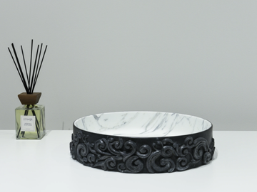 DAME BOWL - Round marble washbasin by Kreoo
