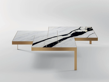 JOHN - Marble coffee table by Kreoo