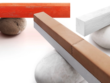 PAVE - Larch bench seating by Kreoo