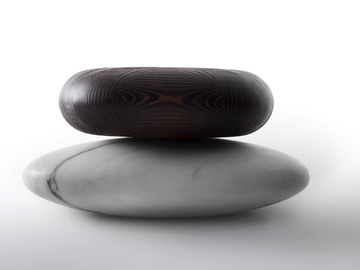 PAVÈ STONE - Marble and larch seat by Kreoo