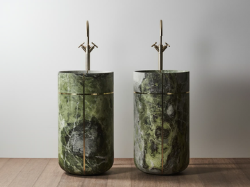 TAO - Freestanding marble washbasin by Kreoo
