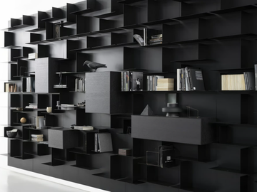 AVENUE LIBRARY - Wall-mounted metal bookcase by Kristalia