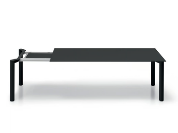 BODONI - Extending rectangular table by Kristalia