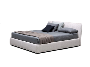 CLAPIS - Fabric storage bed by Kristalia