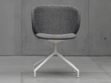 DUA - Swivel upholstered chair by Kristalia