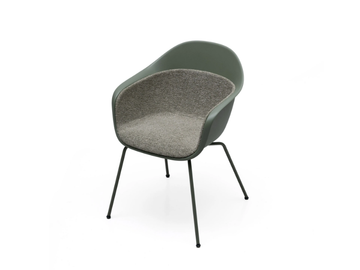 ELEPHANT - Chair with armrests by Kristalia