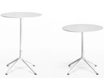 ELEPHANT - Round drop-leaf die cast aluminium table by Kristalia