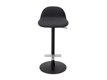 PILAT - Swivel fabric stool height-adjustable by Kristalia